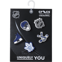 Crocs - NHL® Toronto Maple Leafs® 5 Pack Jibbitz™ charms Women|Men|Jibbitz™ Charms