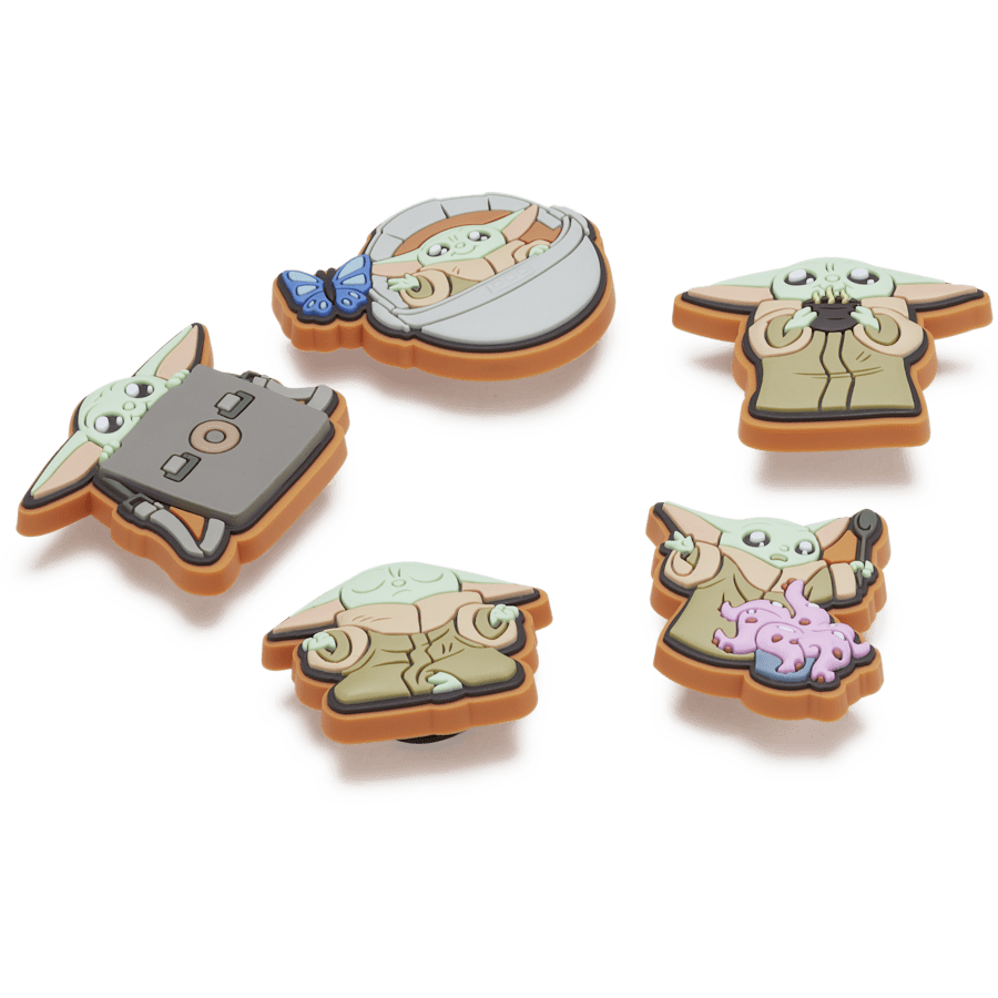Crocs - Grogu 5 Pack Jibbitz™ charms Women|Men|Kids|Jibbitz™ Charms