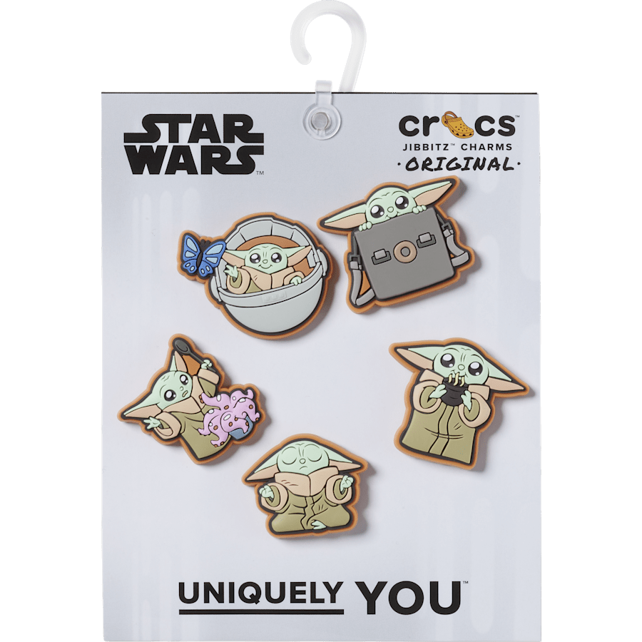 Crocs - Grogu 5 Pack Jibbitz™ charms Women|Men|Kids|Jibbitz™ Charms