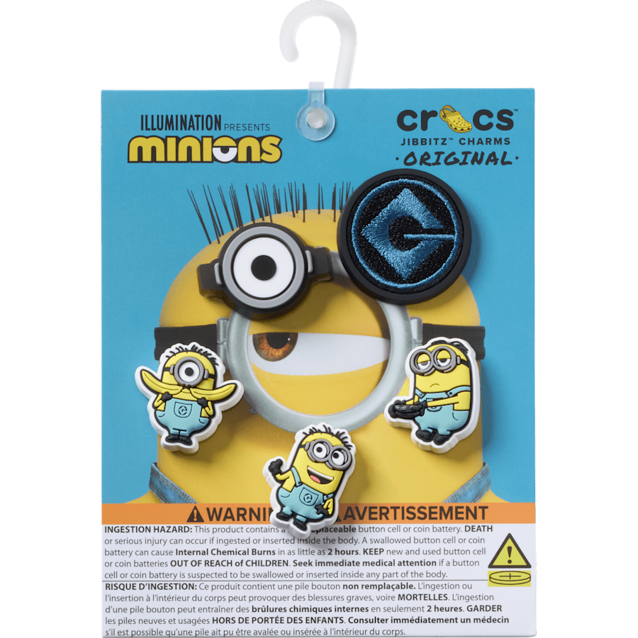 Crocs - Minions 5 Pack Jibbitz™ charms Women|Men|Kids|Jibbitz™ Charms