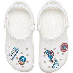 Crocs - Captain America 5 Pack Jibbitz™ charms Women|Men|Kids|Jibbitz™ Charms