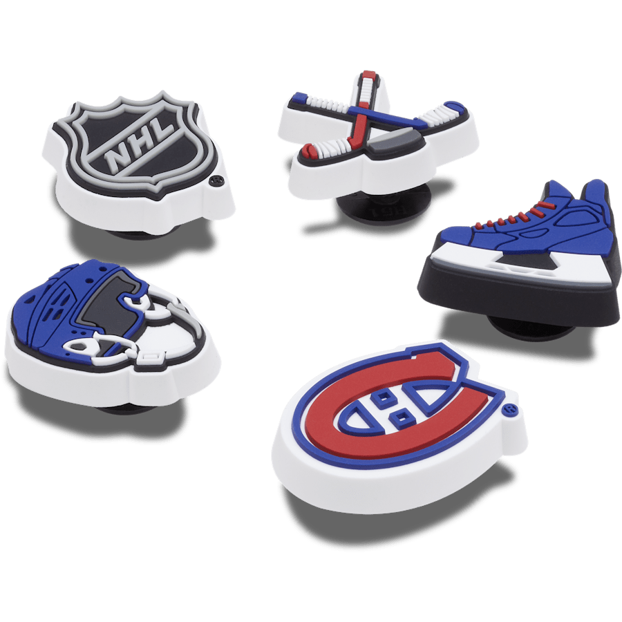 Crocs - NHL® Montreal Canadiens® 5 Pack Jibbitz™ charms Women|Men|Jibbitz™ Charms