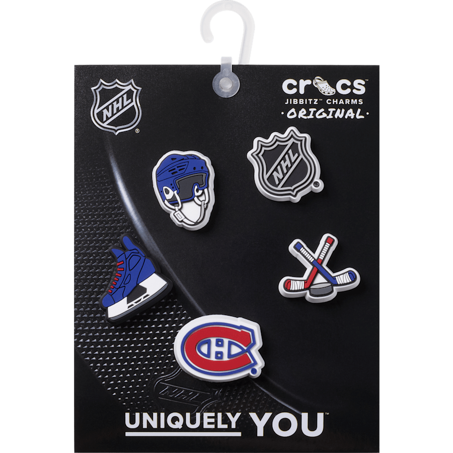 Crocs - NHL® Montreal Canadiens® 5 Pack Jibbitz™ charms Women|Men|Jibbitz™ Charms