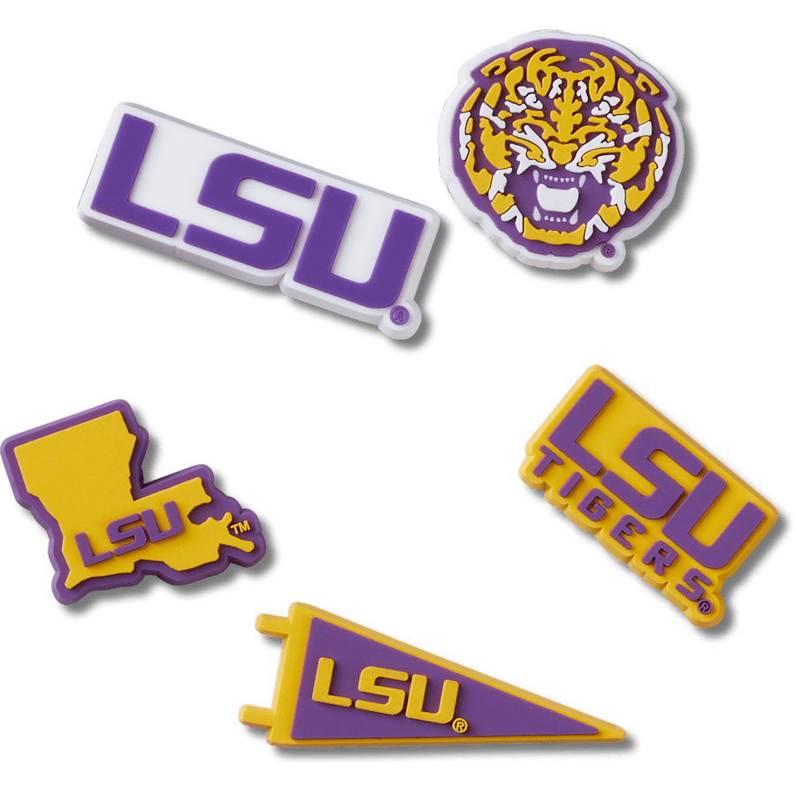 Crocs - LSU 5 Pack Jibbitz™ charms Women|Men|Jibbitz™ Charms
