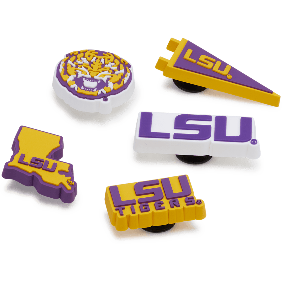 Crocs - LSU 5 Pack Jibbitz™ charms Women|Men|Jibbitz™ Charms