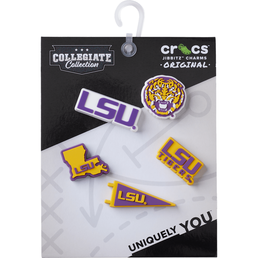 Crocs - LSU 5 Pack Jibbitz™ charms Women|Men|Jibbitz™ Charms