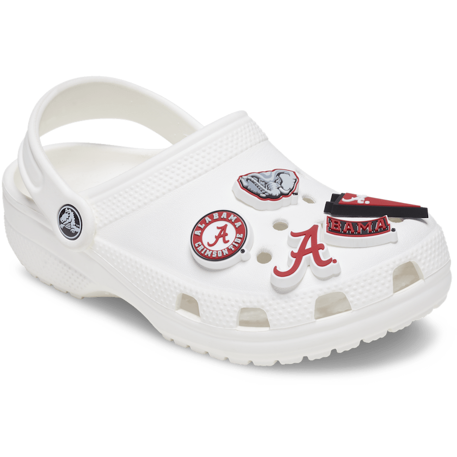 Crocs - University of Alabama 5 Pack Jibbitz™ charms Women|Men|Jibbitz™ Charms