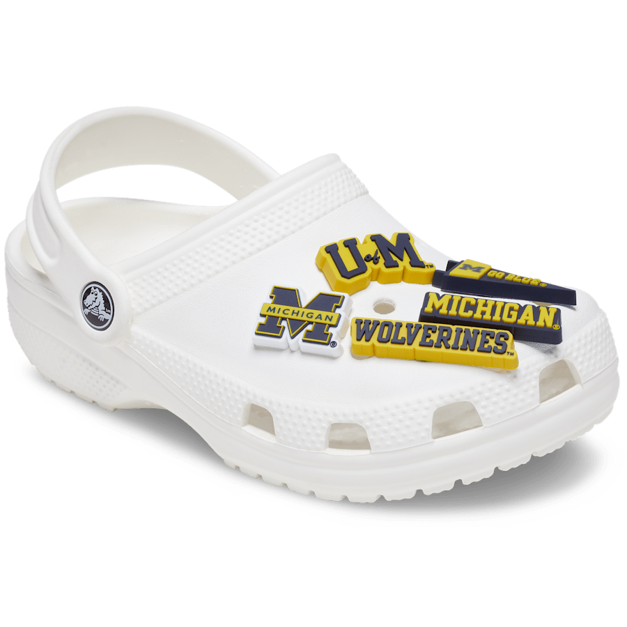 Crocs - University of Michigan 5 Pack Jibbitz™ charms Women|Men|Jibbitz™ Charms