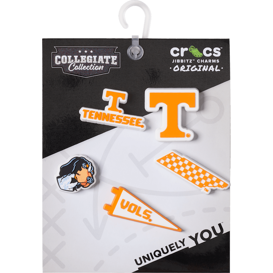 Crocs - University of Tennessee 5 Pack Jibbitz™ charms Women|Men|Jibbitz™ Charms