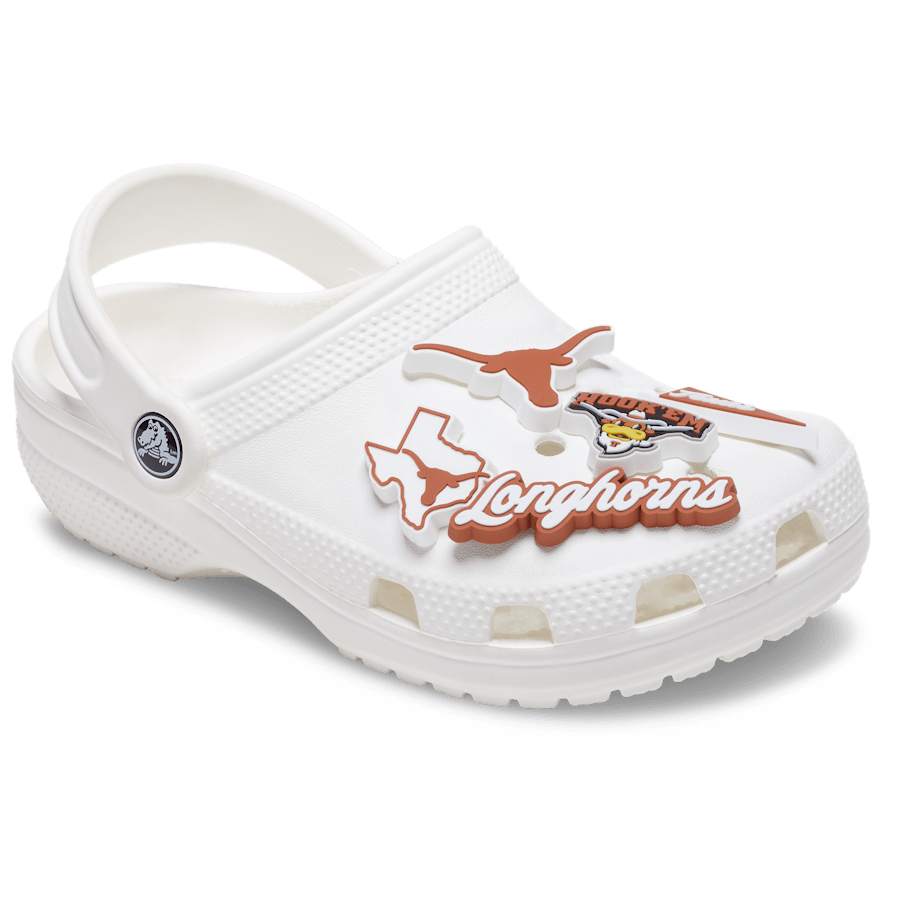 Crocs - University of Texas 5 Pack Jibbitz™ charms Women|Men|Kids|Jibbitz™ Charms