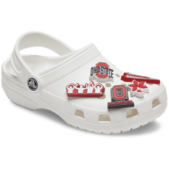 Crocs - Ohio State University 5 Pack Jibbitz™ charms Women|Men|Jibbitz™ Charms