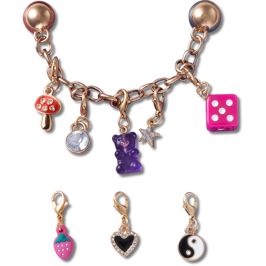Crocs - Custom Charm Chain 5 Pack Jibbitz™ charms Women|Men|Kids|Jibbitz™ Charms
