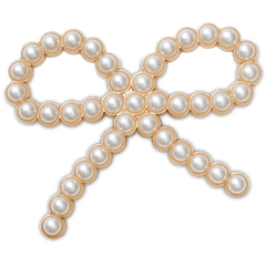 Crocs - Pearl Bow Jibbitz™ charms Women|Men|Jibbitz™ Charms