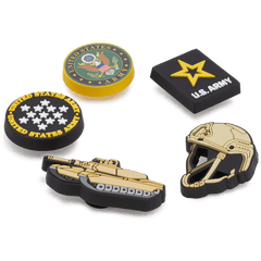 Crocs - US Army 5 Pack 2 Jibbitz™ charms Women|Men|Kids|Jibbitz™ Charms