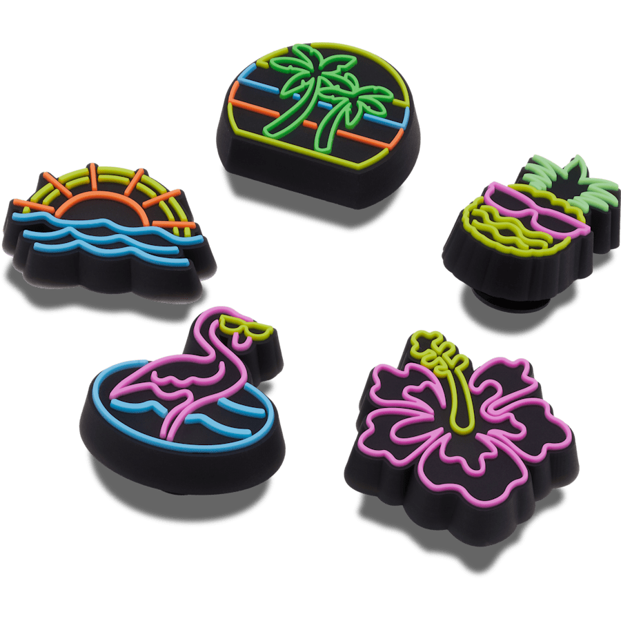 Crocs - Lights Up Neon 5 Pack Jibbitz™ charms Women|Men|Jibbitz™ Charms
