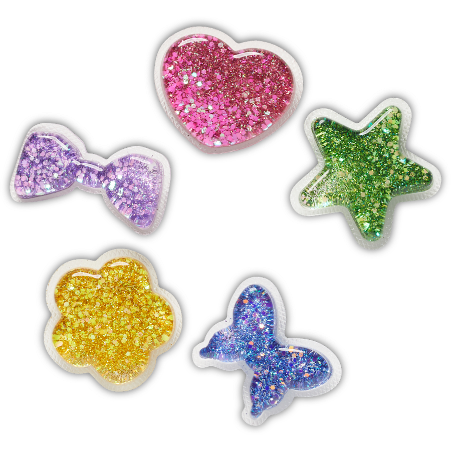 Crocs - UV Changing Squish 5 Pack Jibbitz™ charms Women|Men|Jibbitz™ Charms
