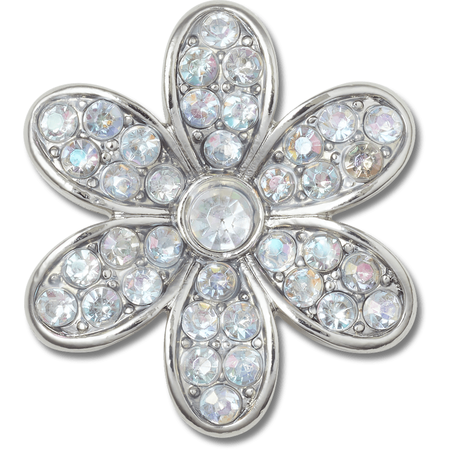 Crocs - Silver Mnchrm Daisy 1 Jibbitz™ charms Women|Men|Jibbitz™ Charms