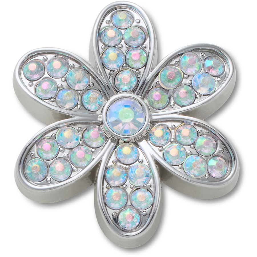 Crocs - Silver Mnchrm Daisy 1 Jibbitz™ charms Women|Men|Jibbitz™ Charms