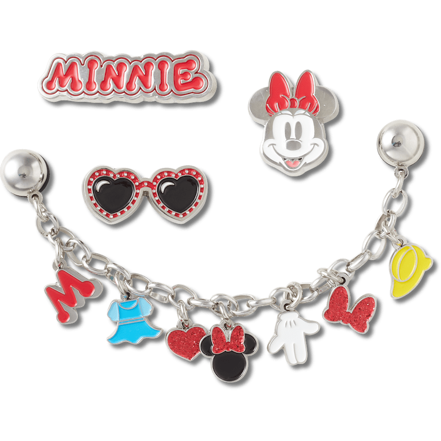 Crocs - Minnie Mouse 5 Pack Jibbitz™ charms Women|Men|Kids|Jibbitz™ Charms