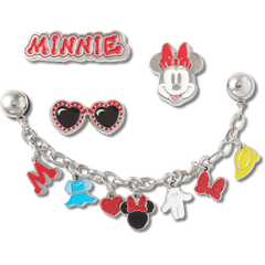 Crocs - Minnie Mouse 5 Pack Jibbitz™ charms Women|Men|Kids|Jibbitz™ Charms