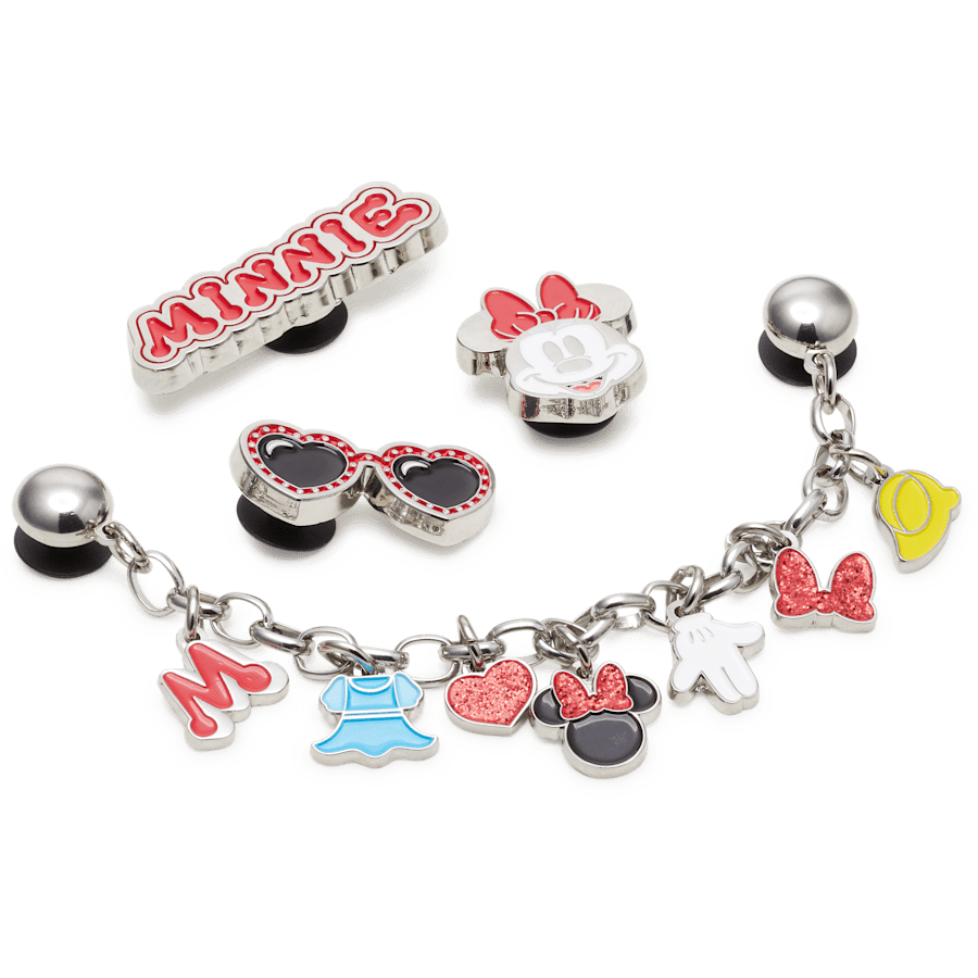 Crocs - Minnie Mouse 5 Pack Jibbitz™ charms Women|Men|Kids|Jibbitz™ Charms