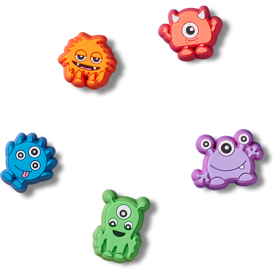 Crocs - Tiny Monster 5 Pack  Jibbitz™ charms Women|Men|Kids|Jibbitz™ Charms