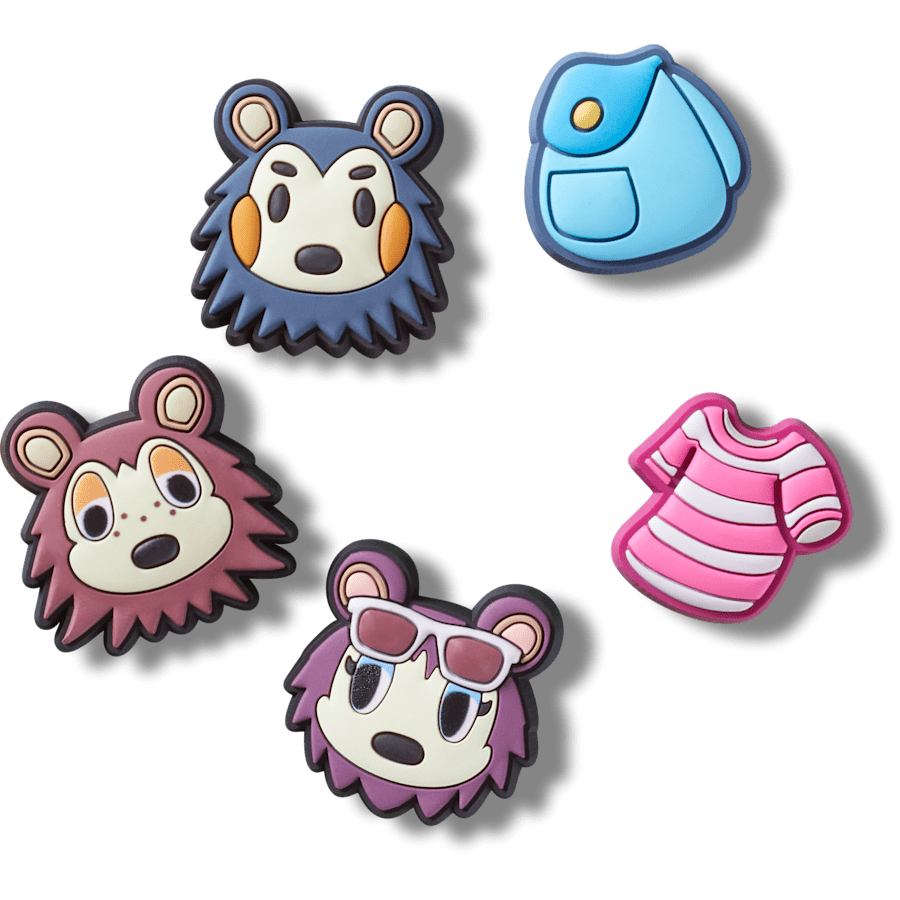 Crocs - Animal Crossing Creator 5 Pack Jibbitz™ charms Women|Men|Kids|Jibbitz™ Charms