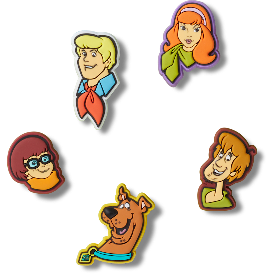 Crocs - Scooby Doo! 5 Pack Jibbitz™ charms Women|Men|Kids|Jibbitz™ Charms