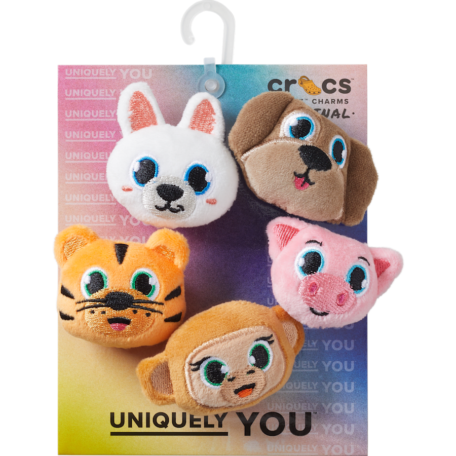 Crocs - Fuzzy Animal 5 Pack Jibbitz™ charms Women|Men|Jibbitz™ Charms