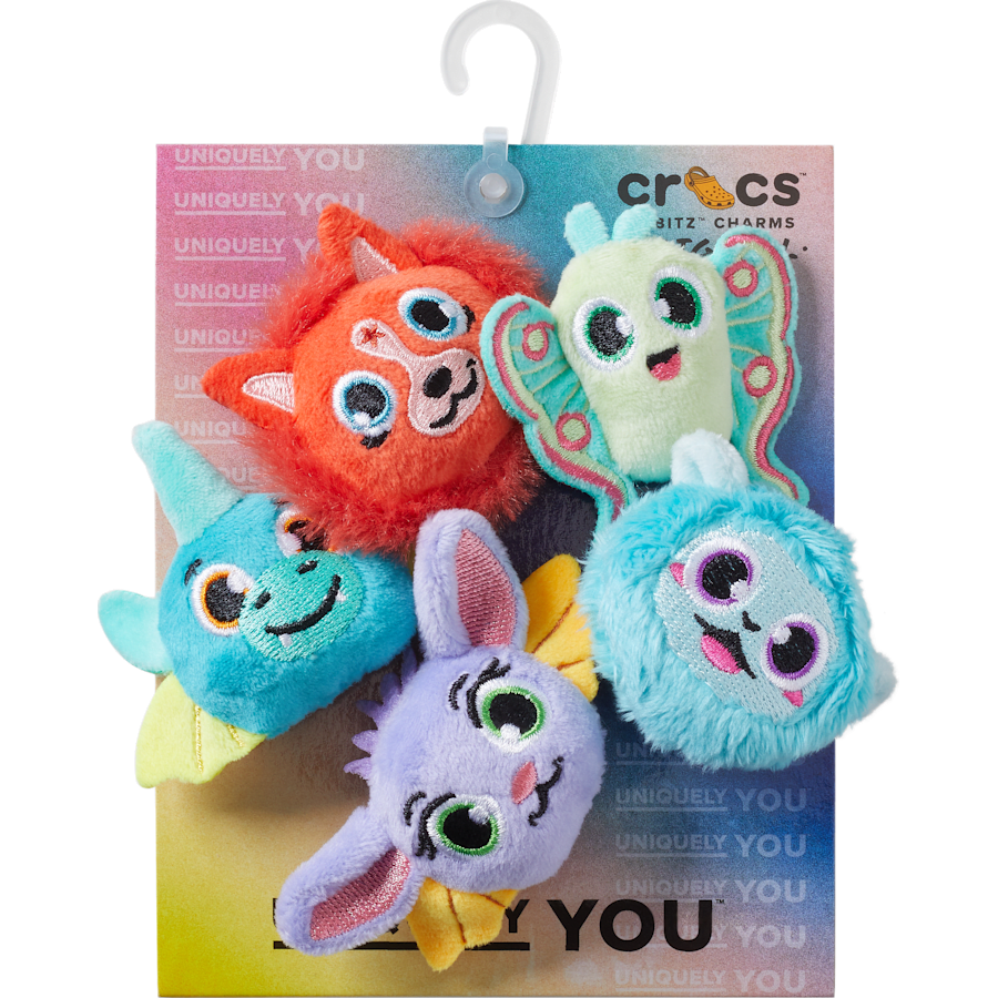 Crocs - Fuzzy Fantasy Animals 5 Pack Jibbitz™ charms Women|Men|Jibbitz™ Charms