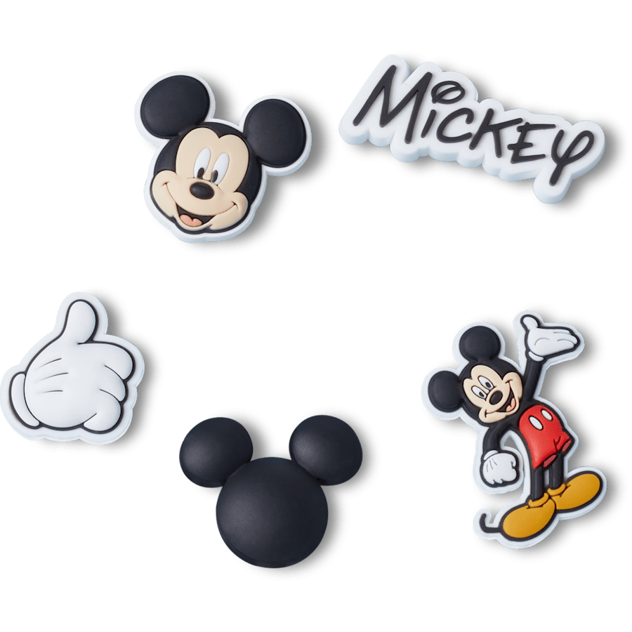 Crocs - Disney Mickey 5 Pack Jibbitz™ charms Women|Men|Kids|Jibbitz™ Charms