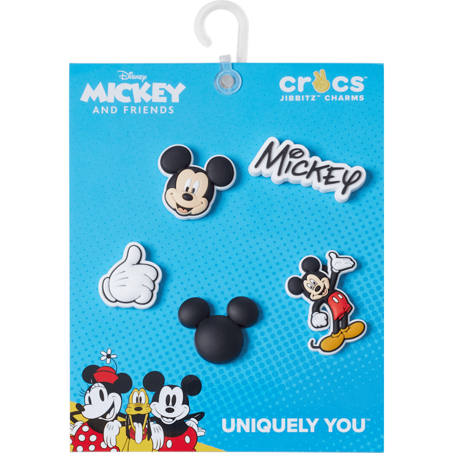 Crocs - Disney Mickey 5 Pack Jibbitz™ charms Women|Men|Kids|Jibbitz™ Charms
