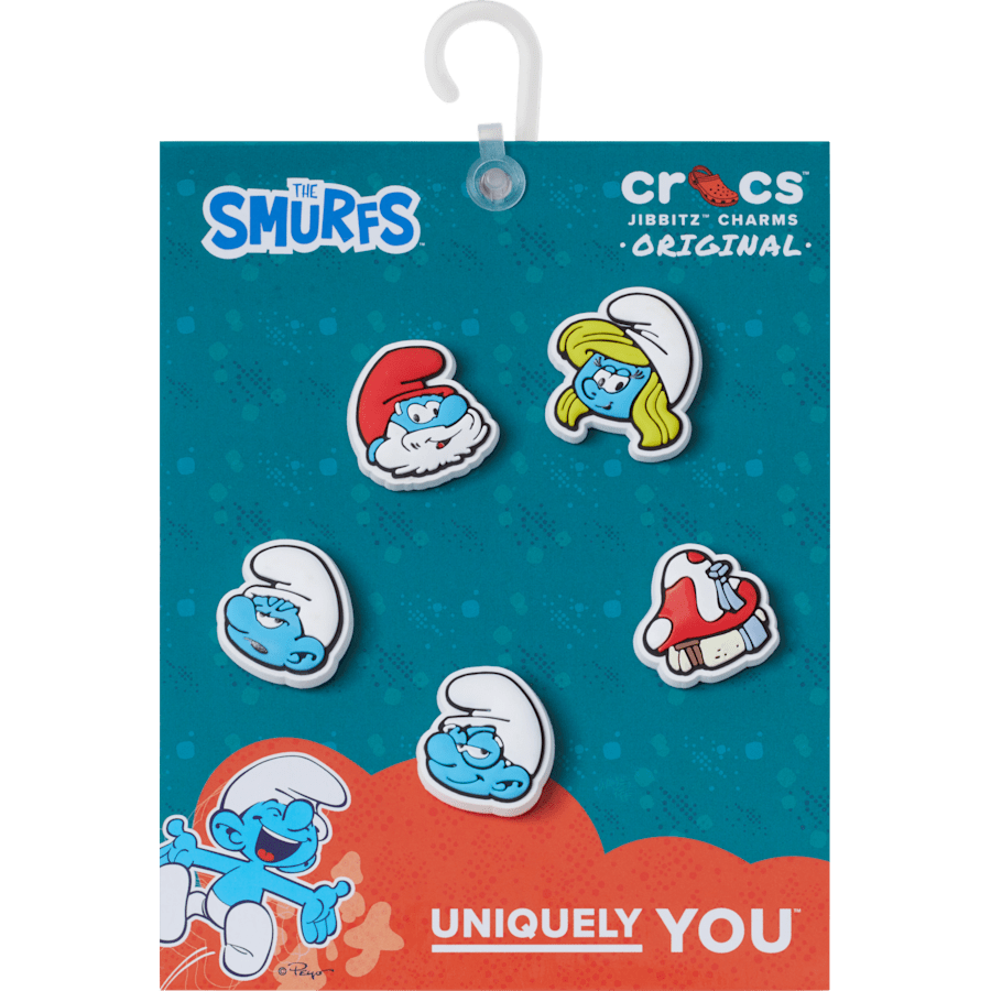 Crocs - Smurfs 5 Pack Jibbitz™ charms Women|Men|Kids|Jibbitz™ Charms