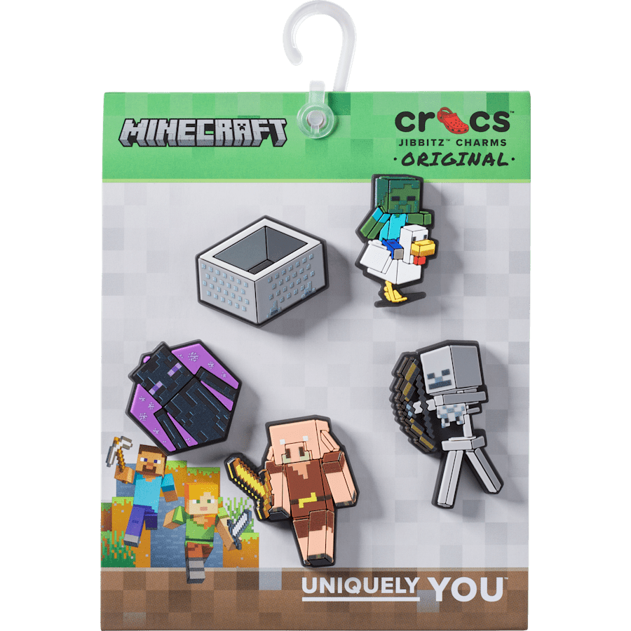 Crocs - Minecraft 5 Pack Jibbitz™ charms Women|Men|Kids|Jibbitz™ Charms