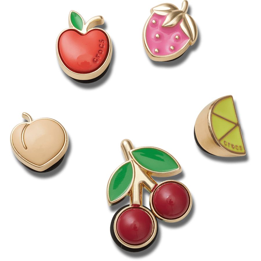Crocs - Elevated Fruits 5 Pack Jibbitz™ charms Women|Men|Jibbitz™ Charms