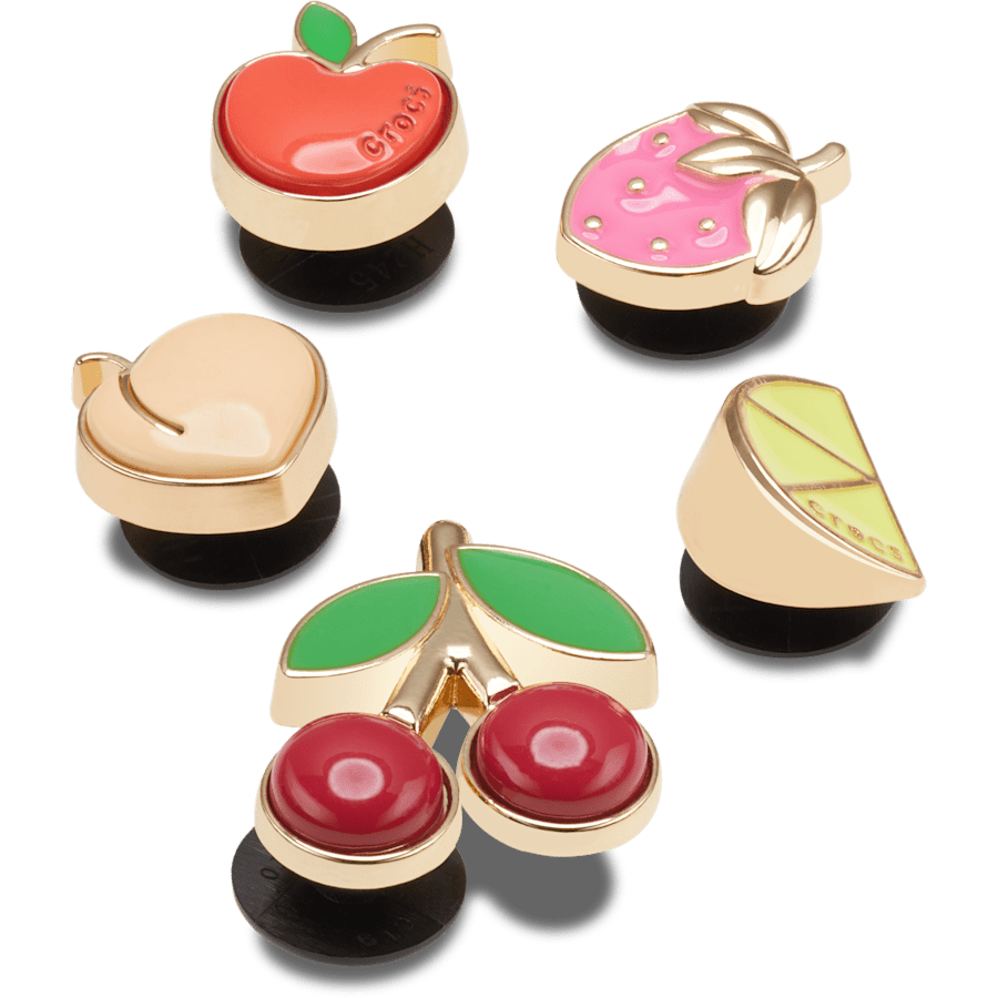 Crocs - Elevated Fruits 5 Pack Jibbitz™ charms Women|Men|Jibbitz™ Charms