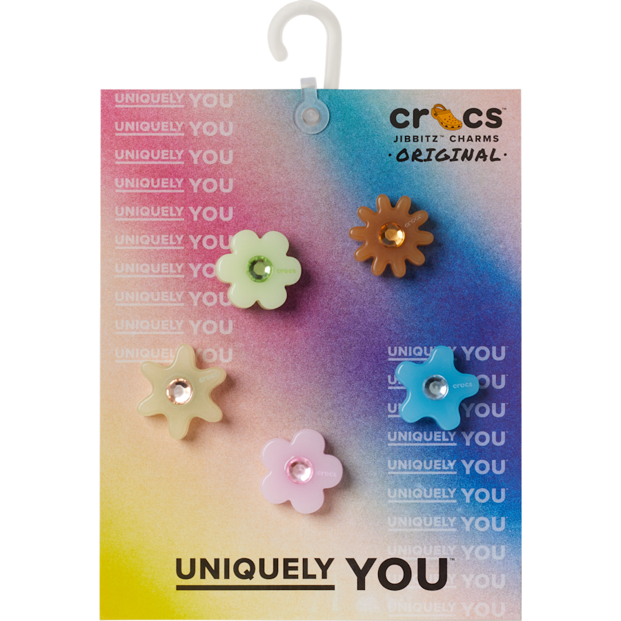 Crocs - Enlighten Flower 5 Pack Jibbitz™ charms Women|Men|Jibbitz™ Charms