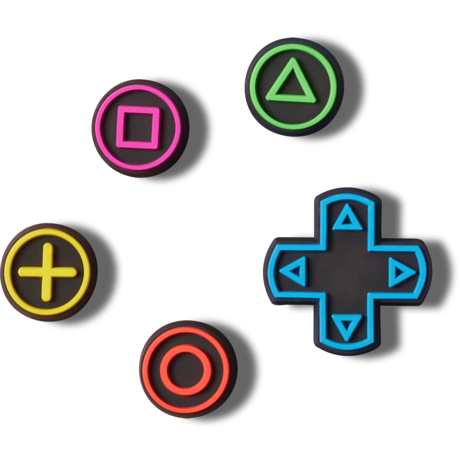 Crocs - Game Controller 5 Pack Jibbitz™ charms Women|Men|Jibbitz™ Charms