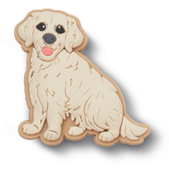 Crocs - b'Golden Retriever Puppy Jibbitz Shoe Charm' Women|Men|Jibbitz™ Charms
