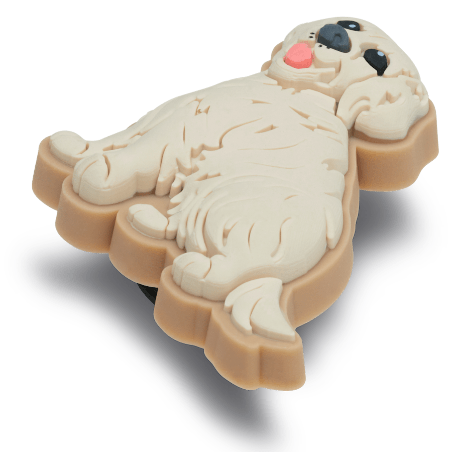Crocs - b'Golden Retriever Puppy Jibbitz Shoe Charm' Women|Men|Jibbitz™ Charms