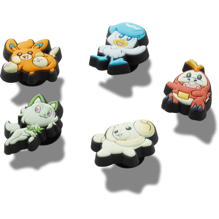 Crocs - Pokemon Paldea 5 Pack Jibbitz™ charms Women|Men|Kids|Jibbitz™ Charms