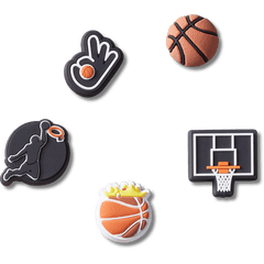 Crocs - Basketball Team 5 Pack Jibbitz™ charms Women|Men|Jibbitz™ Charms