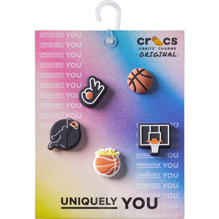Crocs - Basketball Team 5 Pack Jibbitz™ charms Women|Men|Jibbitz™ Charms