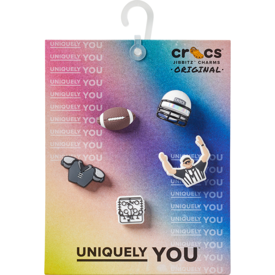 Crocs - Football Team 5 Pack Jibbitz™ charms Women|Men|Jibbitz™ Charms