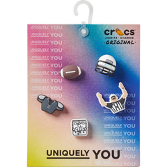 Crocs - Football Team 5 Pack Jibbitz™ charms Women|Men|Jibbitz™ Charms