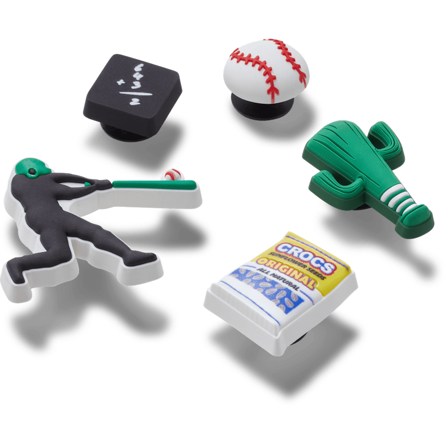 Crocs - Baseball Team 5 Pack Jibbitz™ charms Women|Men|Jibbitz™ Charms