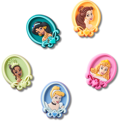 Crocs - Disney Princess 5 Pack Jibbitz™ charms Women|Men|Kids|Jibbitz™ Charms