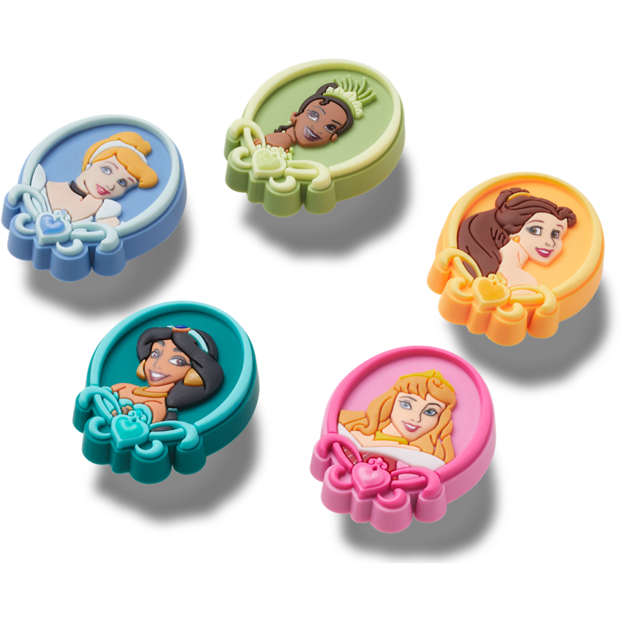 Crocs - Disney Princess 5 Pack Jibbitz™ charms Women|Men|Kids|Jibbitz™ Charms