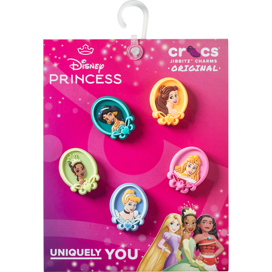 Crocs - Disney Princess 5 Pack Jibbitz™ charms Women|Men|Kids|Jibbitz™ Charms