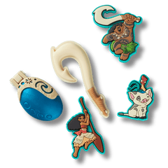 Crocs - Disney Moana 5 Pack Jibbitz™ charms Women|Men|Kids|Jibbitz™ Charms